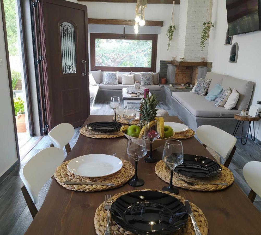 Aithonas Villa อาร์คานเยโลส ภายนอก รูปภาพ